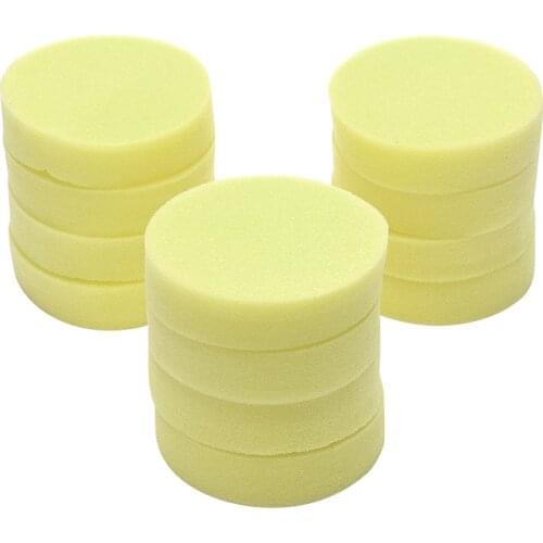 Auto Care Car Wax Foam Sponges 12PCS/Set Cleaning Tools Car Body Glass Wash Sponge Applicator Pads Washer Polish Sponge