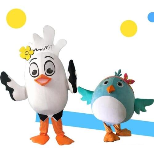 Bird Mascot Costume Fancy Dress Adult Size Birds Cartoon Mascot Costumes for Halloween Carnival Party Stage Performance Events