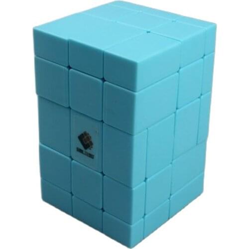 CubeTwist Magic Cube Speed Puzzle Siamese Conjoined 3X3X5 Mirror Magic Cube Bump Cubes Educational Toy for Kids Children