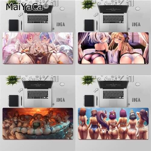 MaiYaCa Top Quality Sexy Anime Girl Big ass Laptop Computer Mousepad Free Shipping Large Mouse Pad Keyboards Mat