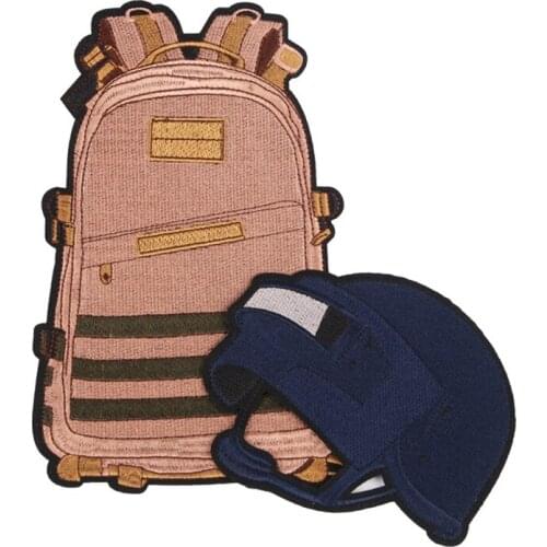 New Fine Hat Backpack Cartoon Game Patch Iron on Patches Applique for Clothing DIY Embroidery Badges Crafts Sewing on Stickers