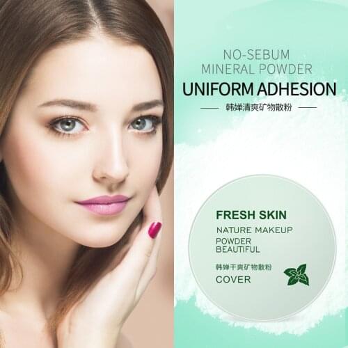 ROREC Fresh Mineral Loose Setting Powder Oil Control Concealer Smooth Nature Foundation makeup Powder Beauty Face Care