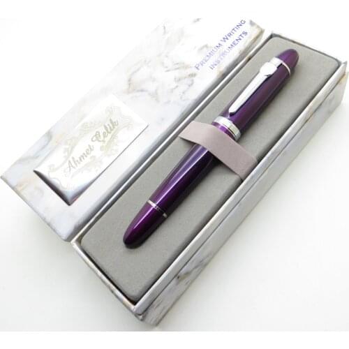 Wings Marble R202 Damson Lacquer Chrome Imposing Roller Pen | İsme Special Pen | Gift Pen