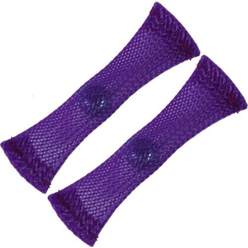 2pcs Sensory Toys Fidget Toys Marbles Ball Autism ADHD Anxiety Therapy Toys EDC Stress Relief Braided Mesh Easy Bend With Marble