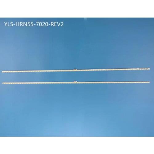 2pcs LED strip for Sony 55" TV 75.P3F12G001 YLS_HRN55_7020_REV2 KD-55X8500C