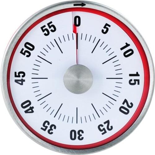 Alarm Timer Large Dial Design Precise Timing Stainless Steel Magnet Cooking Timer for Home Kitchen Gadgets Cooking Tool