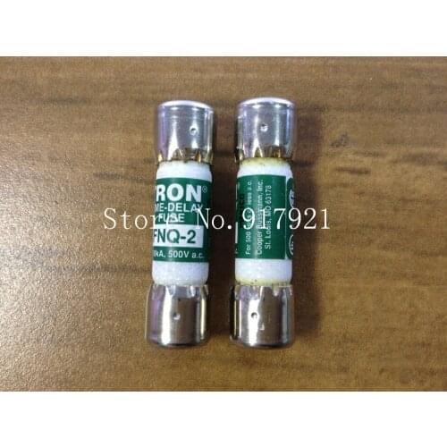 [ZOB] The United States Bussmann FUSETRON FNQ2 BUSS 10X38 500V fuse tube --10PCS/LOT