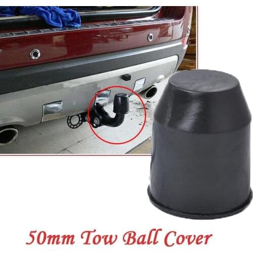 Universal 50mm Car Vehicle Auto Tow Bar Ball Cover Cap Towing Hitch Caravan Trailer Towball Protect Protection Oval Antifouling