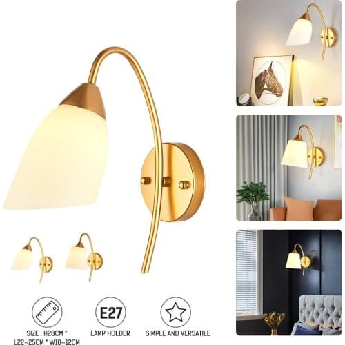 E27 Interior Led Wall Lamp Modern Interior High-end Home Decor Lighting Creative Design Living Room Bedroom Lamp AC 110/220v
