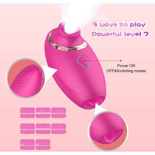 Sucking Vibrator 2 in 1 Clitoris Stimulator Sex Toys for Women Nipple Touch Vagina Massager Female Masturbator Adults Sex Toy L1