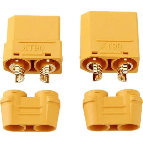 10Pairs Original Amass XT90 XT90H Male Female High Current Connector Plug for RC Model Airplane Drone Charger Battery