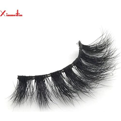 100% 3D real mink hair lashes wholesale natural long individual thick fluffy soft false eyelashes makeup dramatic eyelashes J037