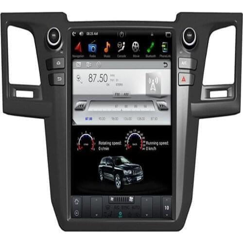 12.1" Tesla Android 9.0 7.1 Fit TOYOTA Fortuner/HILUX Revo 2004 05- 2011 2012 2013 2014 2015 Car DVD Player Navigation GPS Radio