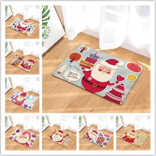 Christmas Serise 008 Home Entrance Doormat Tapete Absorbent Bedroom Living Room Floor Mats Modern Kitchen Mat/Rug/Carpet