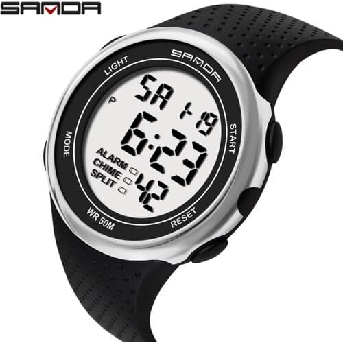 Sanda Sport Mens Watches Led Digital Watch Life Waterproof Military Electronic Wristwatches Clock Reloj Deportivo Hombre