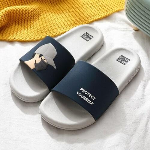 COWCOM Cartoon Slippers Female Summer Fun 3d 2021 Indoor Home Household Couple Cute Sandals Slippers Men GYB