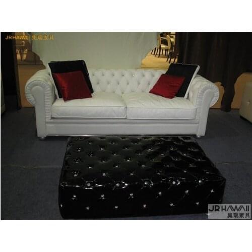 Living Room Sofa 3 seat chesterfield sofa real genuine cow leather sectional sofas neoclassical muebles de sala moveis para casa