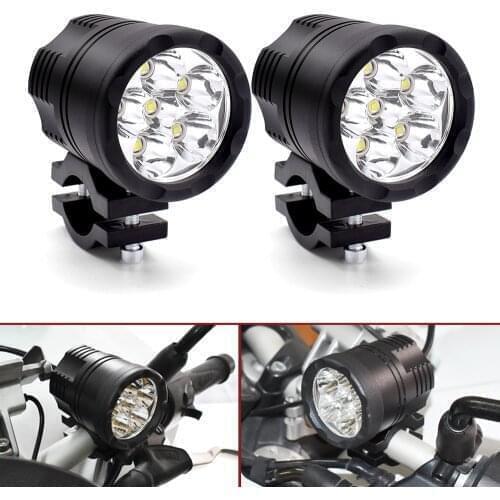 For Honda CBR500 F X CBR 929 600 954 RR CB1000R 60W Motorcycle LED Light 9-48V Auxiliary Headlight Driving DRL Fog Lamp 4000LM