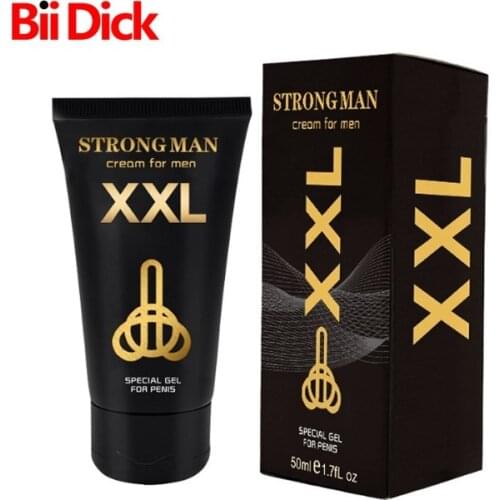 New Strong Man Titanium Gel Xxl Cream Penis Enlargement Cream Increase Growth Dick Size Extender Sexual Products Sex
