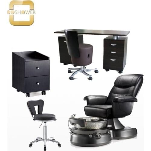 Doshower hair salon equipment china of used beauty salon furniture with pedicure chair