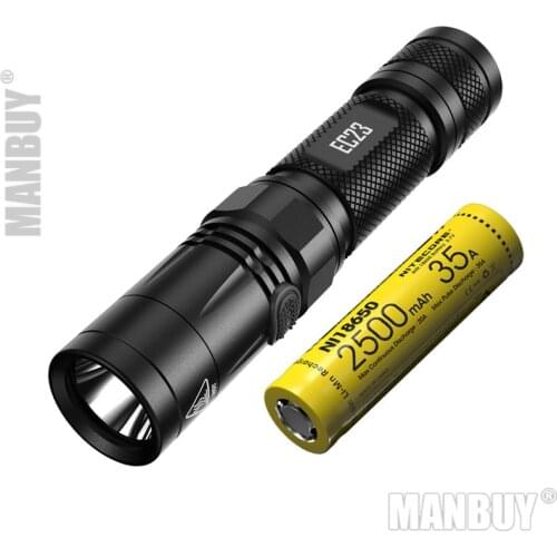 Wholesale Free Shipping NITECORE EC23 Rechargeable IMR18650 Battery 1800 Lumens LED Flashlight Waterproof Outdoor Portable Torch