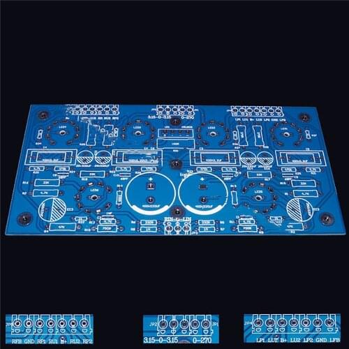 6N11+6P14 Power Amplifier Board Super Linear Push-pull PCB Empty Board DIY Accessories Repair Kit Spare Parts