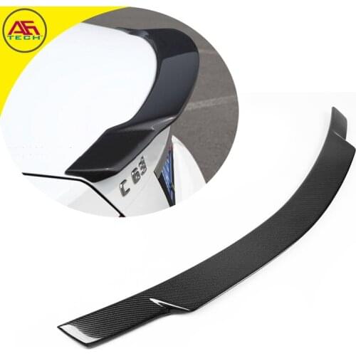 Carbon fiber S style W204 C63 200 250 260 rear trunk spoiler wing back boot lip spoiler wing for Mercedes-Benz C class 07-14