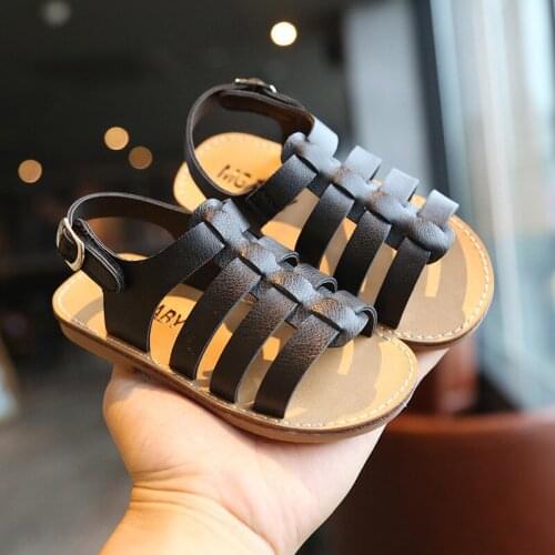 Summer Children Kids Toddler Baby Rome Sandals For Little Boys Girls Flats Casual Open Beach Shoes 2021 1 2 3 4 5 6 Years Old