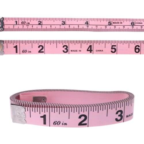150cm 60" Vinyl Tape Measure Metric Tailor Tool cm/inch Clothes Size Measure Standard Tape Measurement Ruler