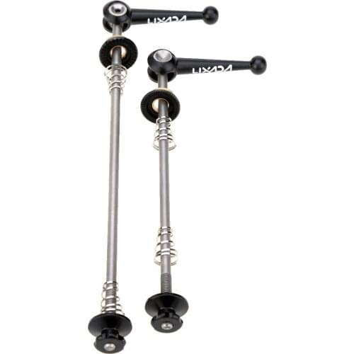 2Pcs Lixada Ultralight Quick Release Titanium Skewers for MTB Road Bike Bicycle Parts Accesories