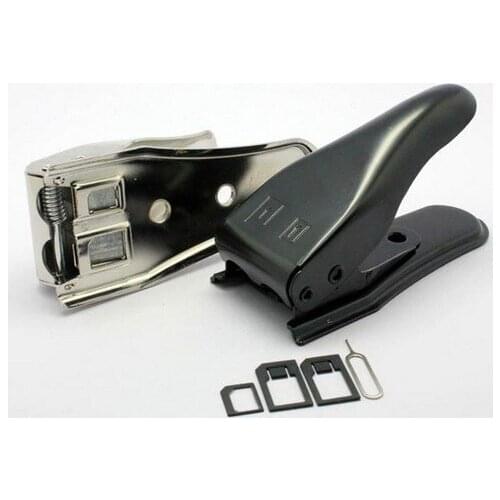 2 in 1 Nano Micro Sim Card Cutter for iPhone 5 4s 4 for Samsung for Nokia for Sony LG New upgrade dual Cutter