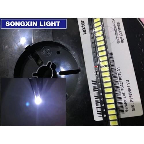 2000PCS Lextar LED Backlight 0.5W 5630 3V Cool white LCD Backlight for TV TV Application PT56Z03 V2