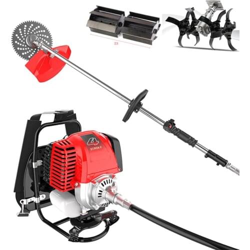 4-stroke backpack Gasoline mower Grass Hedge Trimmer mower Small agricultural harvester Orchard pine soil garden weed mower