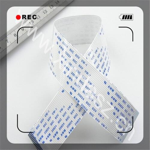 Free Shipping AWM 20624 80C 60V VW-1 1.0mm 24pin 300mm length type A flexible printed board Flat FFC Ribbon Cables 10pcs/lot