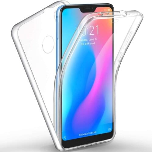360 Full Body Case For Xiaomi Mi 9 8 A1 A2 Lite SE Redmi 6A 5 Plus S2 Note 5 5A 6 7 Pro 4X Pocophone F1 Front PET Cover PC Case