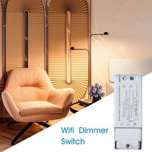 Dimmer WiFi Dimming Switch Smart Dimmer Alexa/Google Assistant Voice Control IOS Android Dimming Switch Home Remote Control 300W