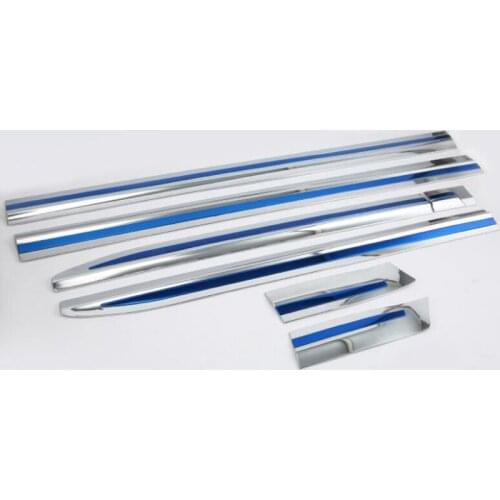 For Mercedes Benz Vito 2017 4PCS Car Styling ABS Chrome Exterior Car Side Door Body Trim Molding Accessories Side Cover Trim