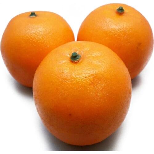 Fruit Artificial oranges Model Realistic Lifelike Display Food Ornament