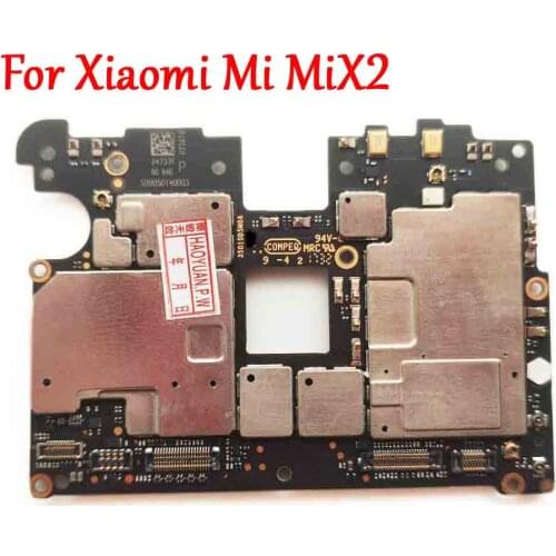 Global Firmware Tested Full Work Original Unlock Motherboard For Xiaomi Mi Mix 2 Mix2 Logic Circuit Board Plate