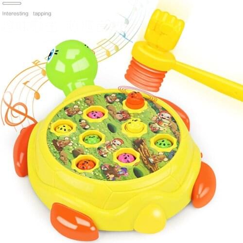 Baby Whack A Hamster Game Hammers Baby Interactive Game Fun Activities Games with Music and Cartoon Early Develop Toys For Kids