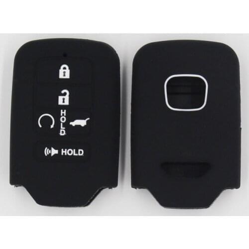 KAPU Remote Car Key Silicone Cover Case For Honda Accord IX City HR-V CR-V Vezel Spirior Odyssey Civic Jade