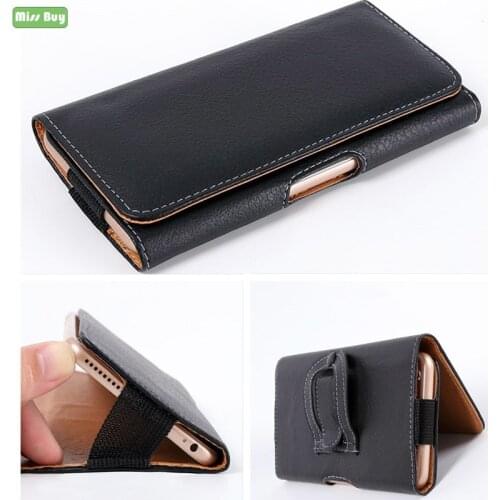 Leather Phone Cover Pouch For SONY Xperia 1 10 L1 L2 L3 E1 E3 E4 E5 C3 C4 Z Z1 Z2 Z3 Z5 Z6 ZR X XZ XZ1 Flip Waist Bag Cover Case