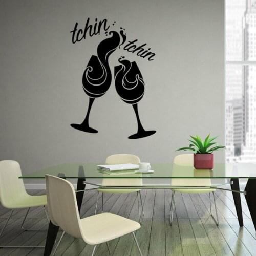 KUCADA tchin tchin wall sticker for home decoration mural decal diy wallpaper removable WP1495