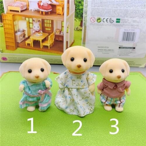 Geniune Sylvanian Doll Families Dollhouse Animal Figures furniture set clothes house food without package