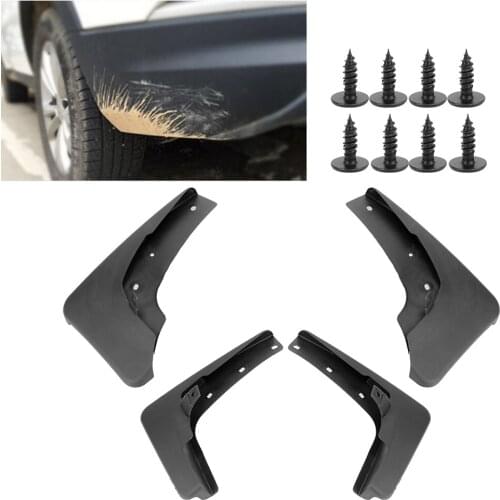 LEEPEE Splash Guards Front Rear Mud Flaps 4pcs/set Mud Flaps Outside Parts For Nissan X-Trail T31 2008 2009 2010 2011 2012 2013