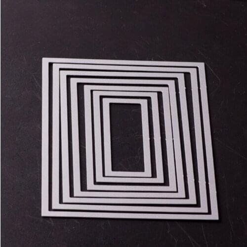 Metal rectangle die cutting dies for Scrapbooking/DIY Easter wedding Halloween Easter card