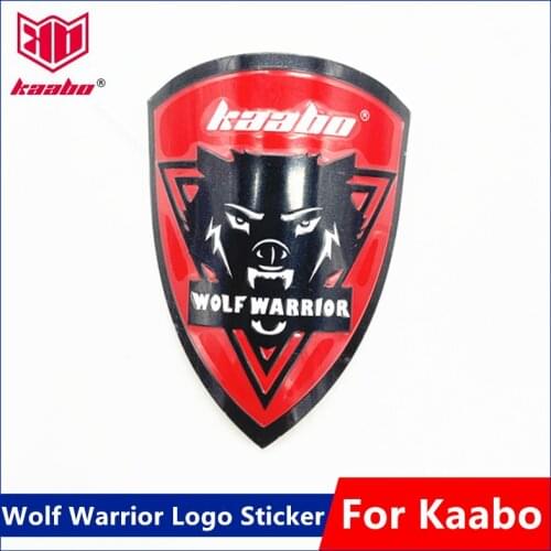 Original Kaabo Wolf Warrior Logo Sticker Badge For Kaabo Mantis 8 Electric Scooter Smart Kickscooter Sticker Replacements