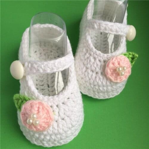 QYFLYXUE Handmade yarn knitted soft sole shoes toddler socks baby shoes