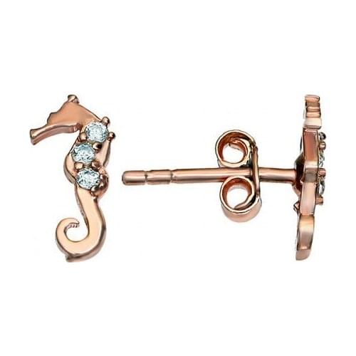 Argentum Concept-Silver Seahorse Earrings-K082801