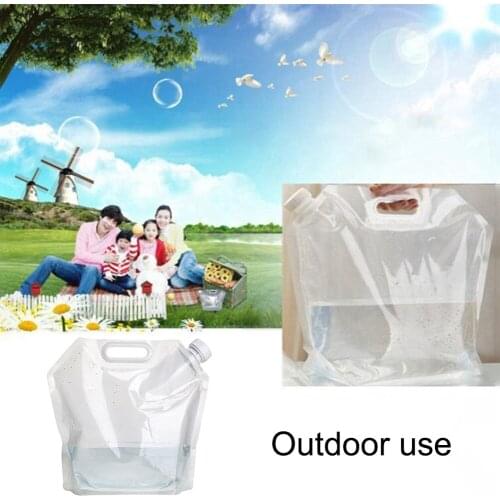 Water Bag Container 1PC Picnic Camping Equipment Outdoor Supplies Durable Naturehike Sport Soft Flask Foldable Water Bag